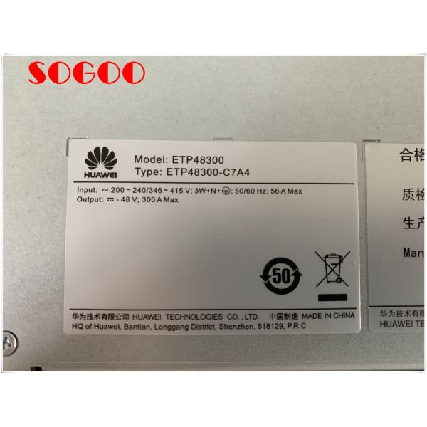 Huawei ETP48300-C7A4 Embedded Communication DC Switching Power Supply 48V/300A System Subrack 7U