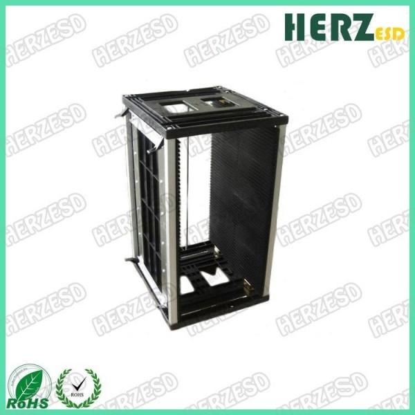 Stable Robust Frame Adjustable Magazine Rack , ESD PCB Racks Conductive