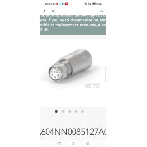 Metal / Plastic Servo Connector Industrial Automation Parts