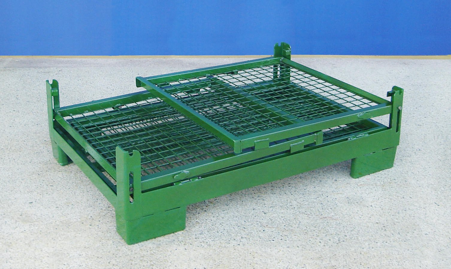 Buy cheap Foldable Wire Container Storage Cages Warehouse Material Handling product