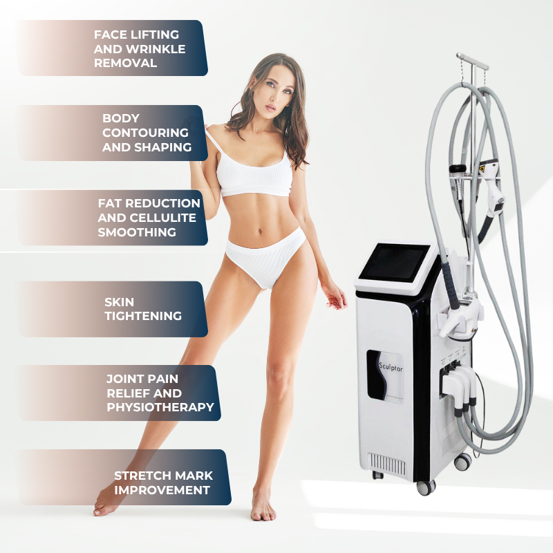 Infrared RF Vacuum Body Slimming Machine Professional Vacuum Roller RF Device 940nm Infrared RF Slimming Equipment