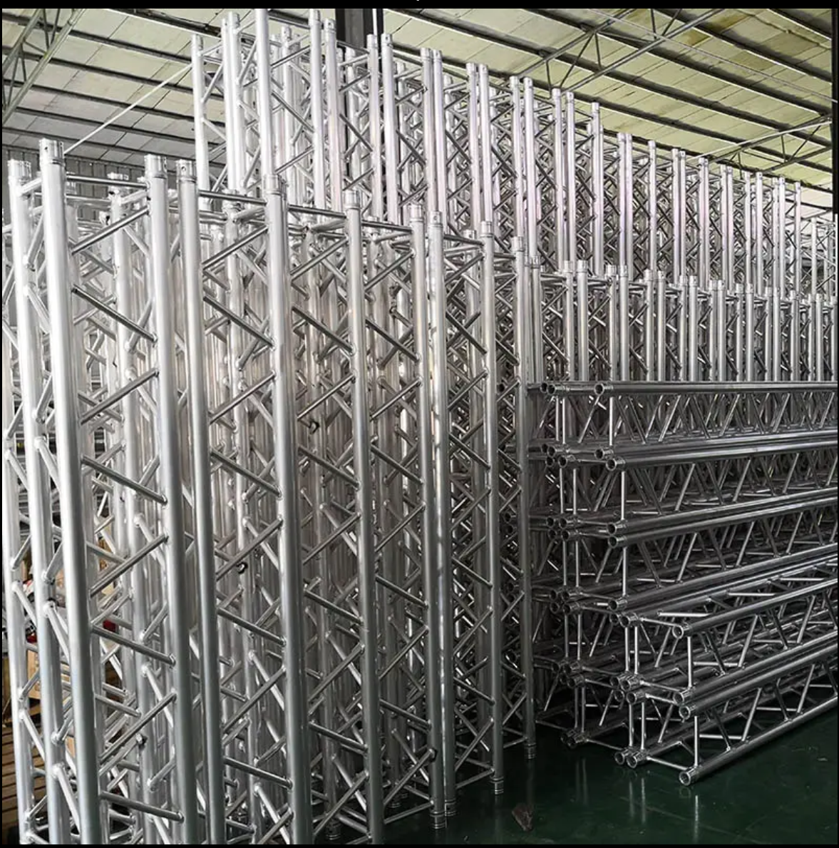 Rectangular Concert Stage Truss , Square Aluminum Truss 0.5m 1m 2m 3m 4m