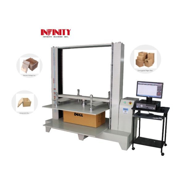 Servo Control Paper Box Stacking Testing Package Compression Strength Test