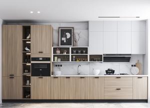 Buy cheap Laminate Kitchen Cabinets, Soft Close Drawer Runners, Kitchen Cabinet Design And Installation product
