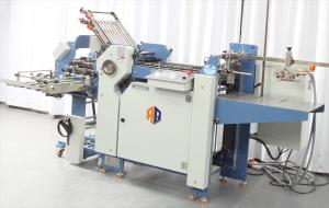 China Max Speed 180m / min Cross Fold Paper Folding Machine For Cosmetics Printing Industry on sale