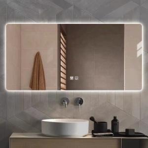 Buy cheap Wall Mounted Led Smart Bathroom Mirror 750x1000mm Rectangular product