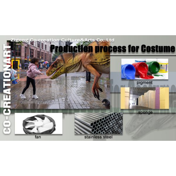 Wearable Velociraptor Animatronic Dinosaur Costume