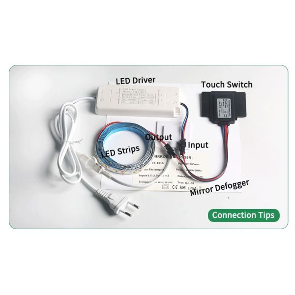 SL Silm 12V 12W/24W/36W/48W/60W LED Lighting Power Supply Driver for Touch Dimmer Switch and More