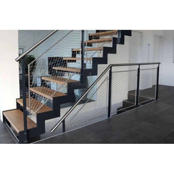 Factory Sale 304 Stainless Steel Wire Rope Mesh Woven Stainless Steel Rope Mesh For Zoo Mesh