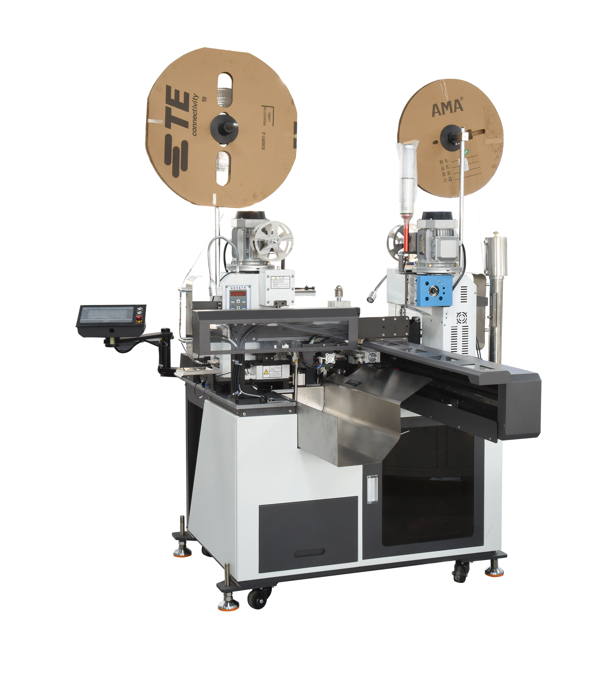 2 End Parallel Wire Crimping Machine Cut Length 60mm-1000mm