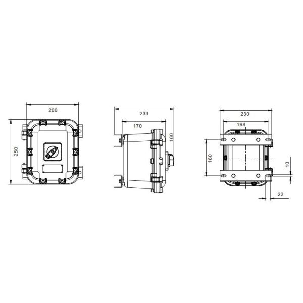 Class 1 Division 1 Explosion Proof Junction Box ABS