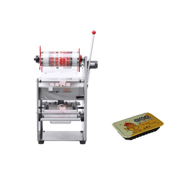 Manual Handpress Semi Automatic Tray Sealing Machine 300W