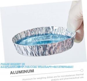 Buy cheap Aluminum Weighing Boats Liquid Mixing Foil Trays Aluminum Weighing Pan Foil Reusable Chemistry Weighing Pan for Lab product