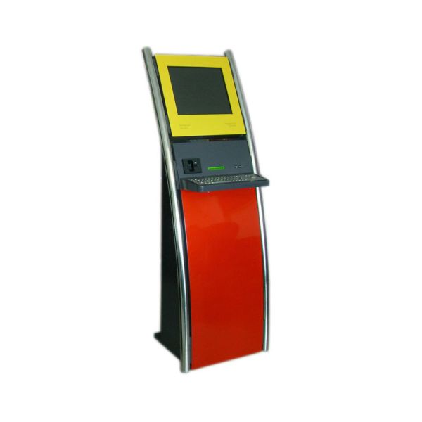 Buy cheap F2A Self service registration kiosk with metal keyboard product