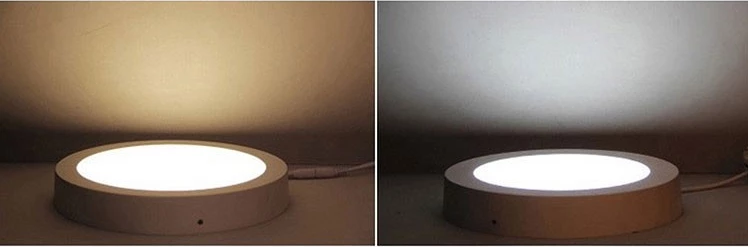 Indoor IP44 Round Surface Mounted Led Panel Light , Energy Saving For Kitchen