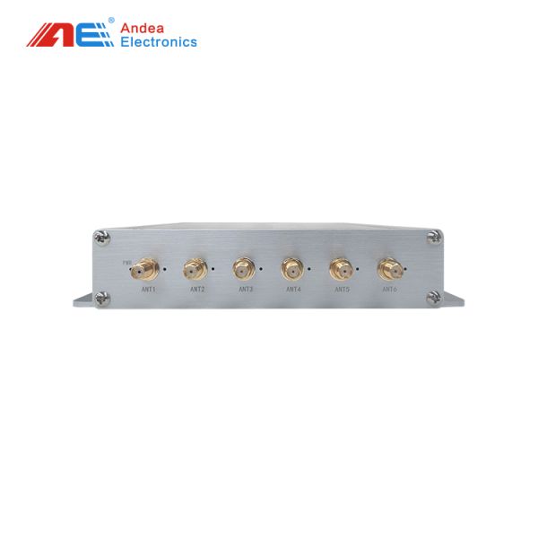 ISO18000-3M1 Long Range RFID Reader RF Power 1 - 8W With Six Channels