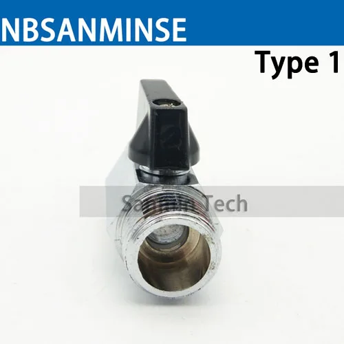 Ball Valve Air Compressor Parts G 1/2 G 1/8 1PC NBSANMINSE