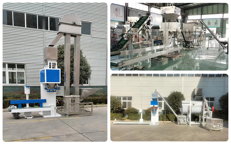 Stainless Steel Quantitative Packaging Machine Automatic Weighing And Packaging Equipment For Grain Powder