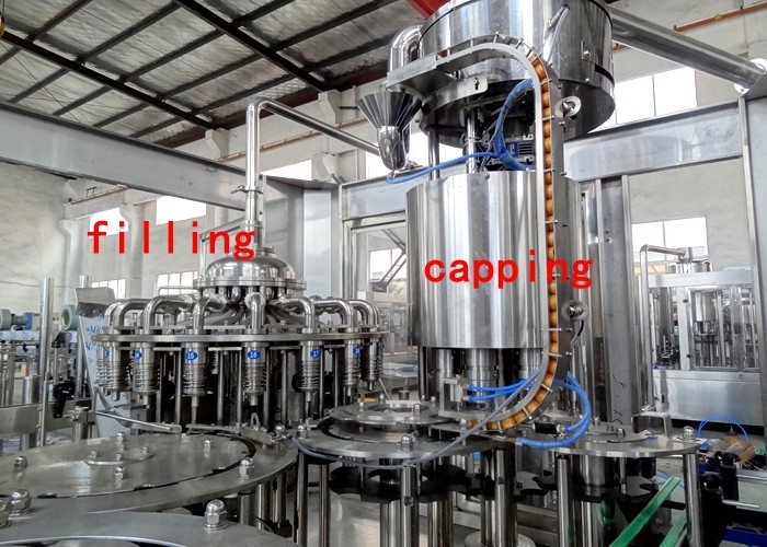 Buy cheap 18 Filling Head 3 In 1 Monoblock Liquid Filling Machine product