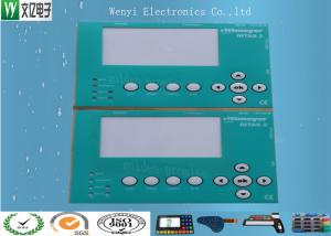Buy cheap Polydome Embossing Membrane Switch Overlay Hi Glossy Clear Transparent LED Window product