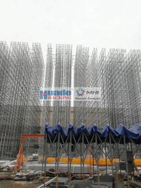 Customized Capacity Clad Rack Warehouse Rack Self Supporting Structure