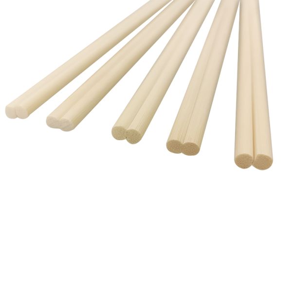 Custom Logo Engraved Disposable Chopsticks Eco-Friendly Tensoge Bamboo Chopsticks with Paper Sleeves