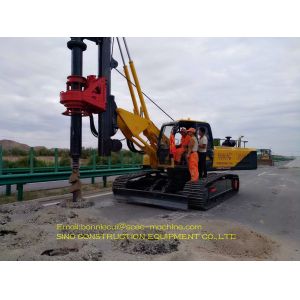 China Rotary Crawler Pile Drilling Rig LR130 30M Special Purpose Truck on sale