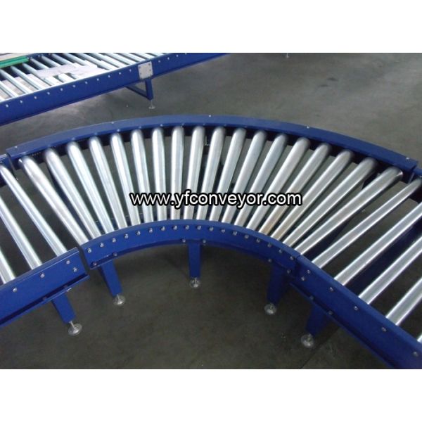 Steel Motorized Roller Conveyor,Powered Roller Conveyor,Curve Roller Conveyor