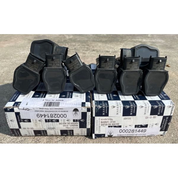 281449 000281449 8pcs Engine Ignition Coil For Maserati 4.2