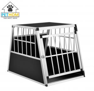 Buy cheap Lockable Pet House Dog Puppy Cage Carrier Kennel Aluminum Car Transport CrateZX669 product