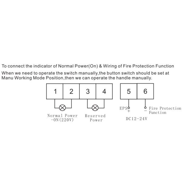 New Type 63A 2P/3P/4P Dual/Double Power Automatic Transfer Switch
