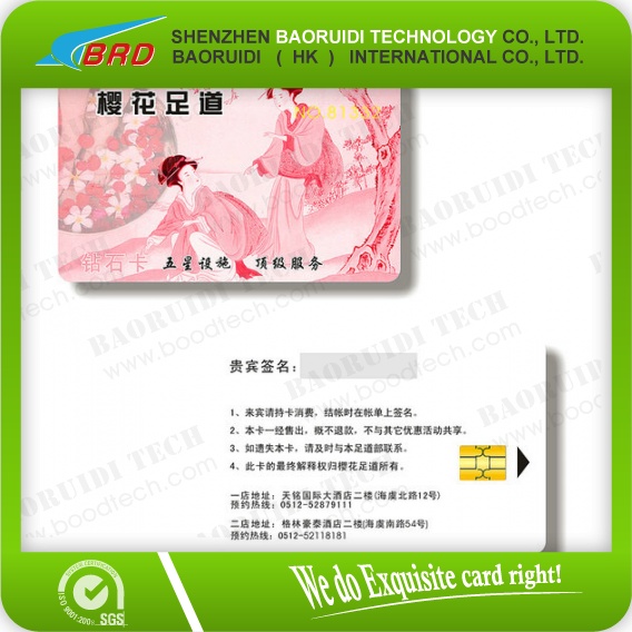 PVC Smart chip IC cards