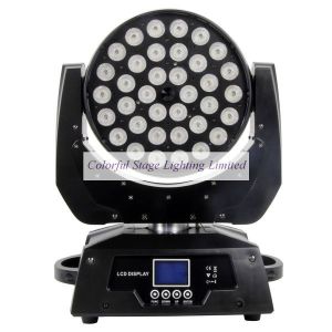 36x15W RGBAW 5 in 1 LED Zoom Moving Head Wash