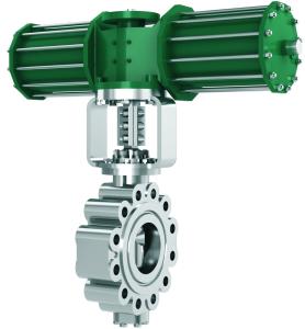 Buy cheap DN450 High Pressure Drop Control Valve , Class4500 Butterfly Control Valve product