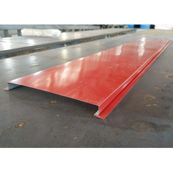 Hydraulic Roofing Sheet Making Machine 250 / 312 And 416mm Changeable Soffit Panel