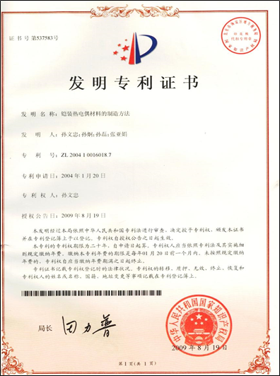 Chromel Alumel K Type Ss310 Sheathed Thermocouple Wire 6mm Dia