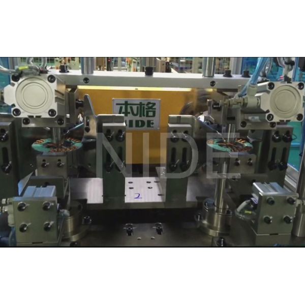 Electric Bike Wheel Motor Winding Machine , Automatic Coiling Machine High Efficiency