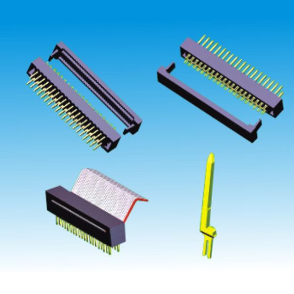 Industrial IDC Socket Connector , 1.27*2.54mm Pitch DIP Plug Connector