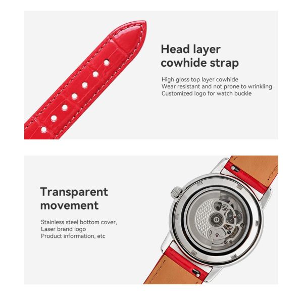 SHX Ruby Heart Automatic Watch