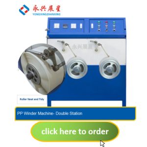 Strapping Band Winding Machine Semi Automatic Double Station