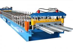Buy cheap CE and ISO Steel Structural Floor Deck Panel Sheet Metal Decking Machine Manufacturer product