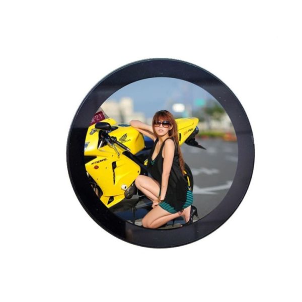 3.4 Inch 800*800 Circular Touch Display With Metal Housing For Advertising Machine