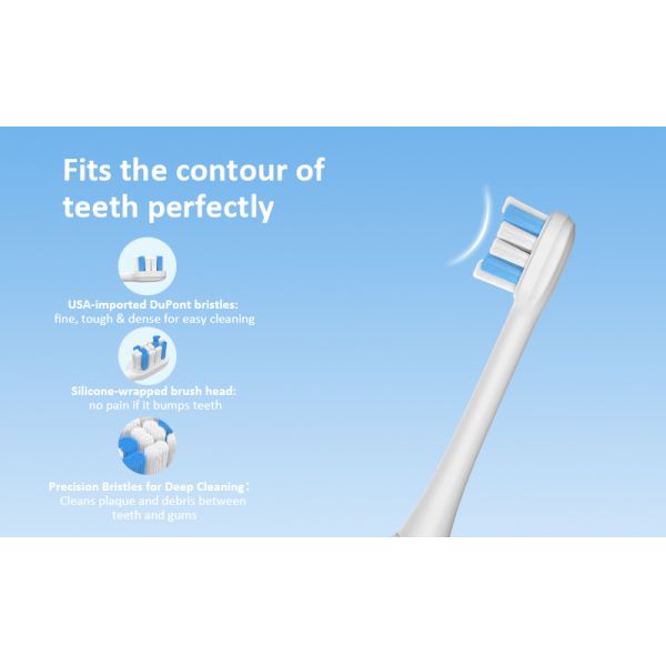 Sonic Electric Toothbrush, High-Quality Rechargeable Toothbrush, LCD Display Smart Toothbrush for Adult Household Use