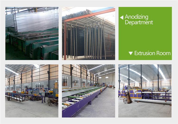 Unique Design Powder Coating Window and Door Aluminum Extrusion Profiles for Angola
