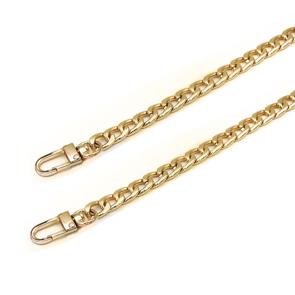 Bag chain strap accessories flat chain non-fading metal shoulder strap shoulder slung chain detachable strap