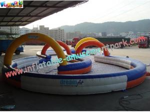 Buy cheap Durable Inflatable Sports Games Race Track , Inflatable Go Kart Track product