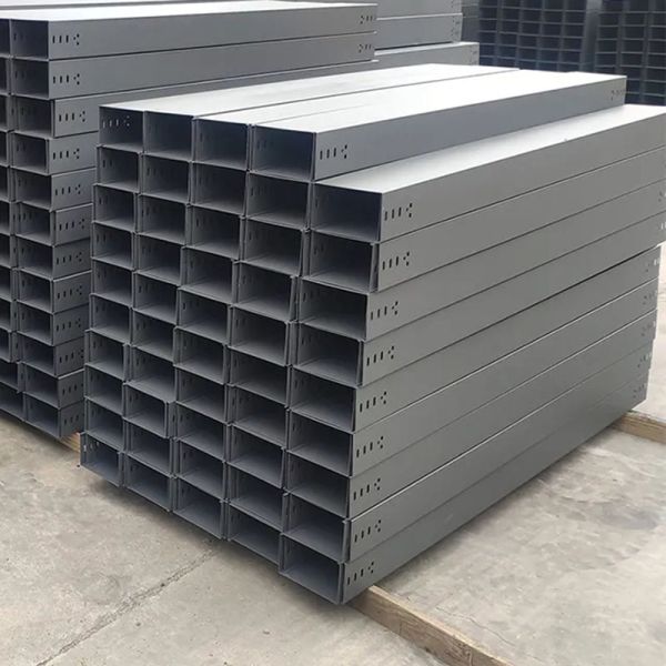 Custom Fireproof Cable Tray With Noise Reduction Galvanized Stainless Steel Silver Color
