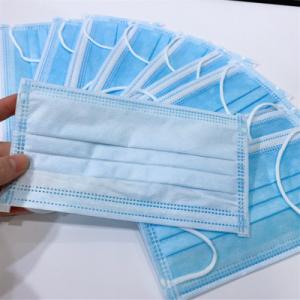 China Fluid Resistant Disposable Surgical Masks Hypoallergenic Earloop Surgical Mask on sale