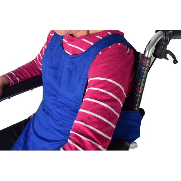 Nylon Webbing Wheelchair Accessories Blue Mesh T - Shaped Anti - Skid Tape