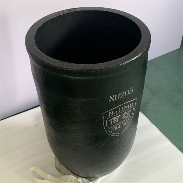 Compact Conventional Silicon Carbide Graphite Crucible For Aluminum Melting